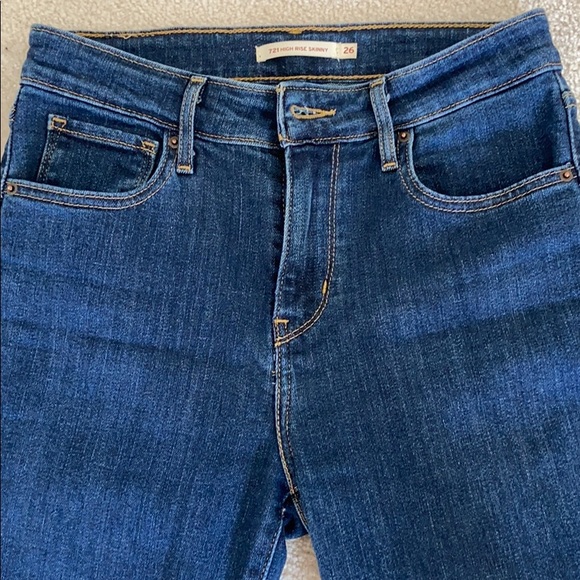 Levi Strauss & co high rise skinny jeans - Picture 2 of 4